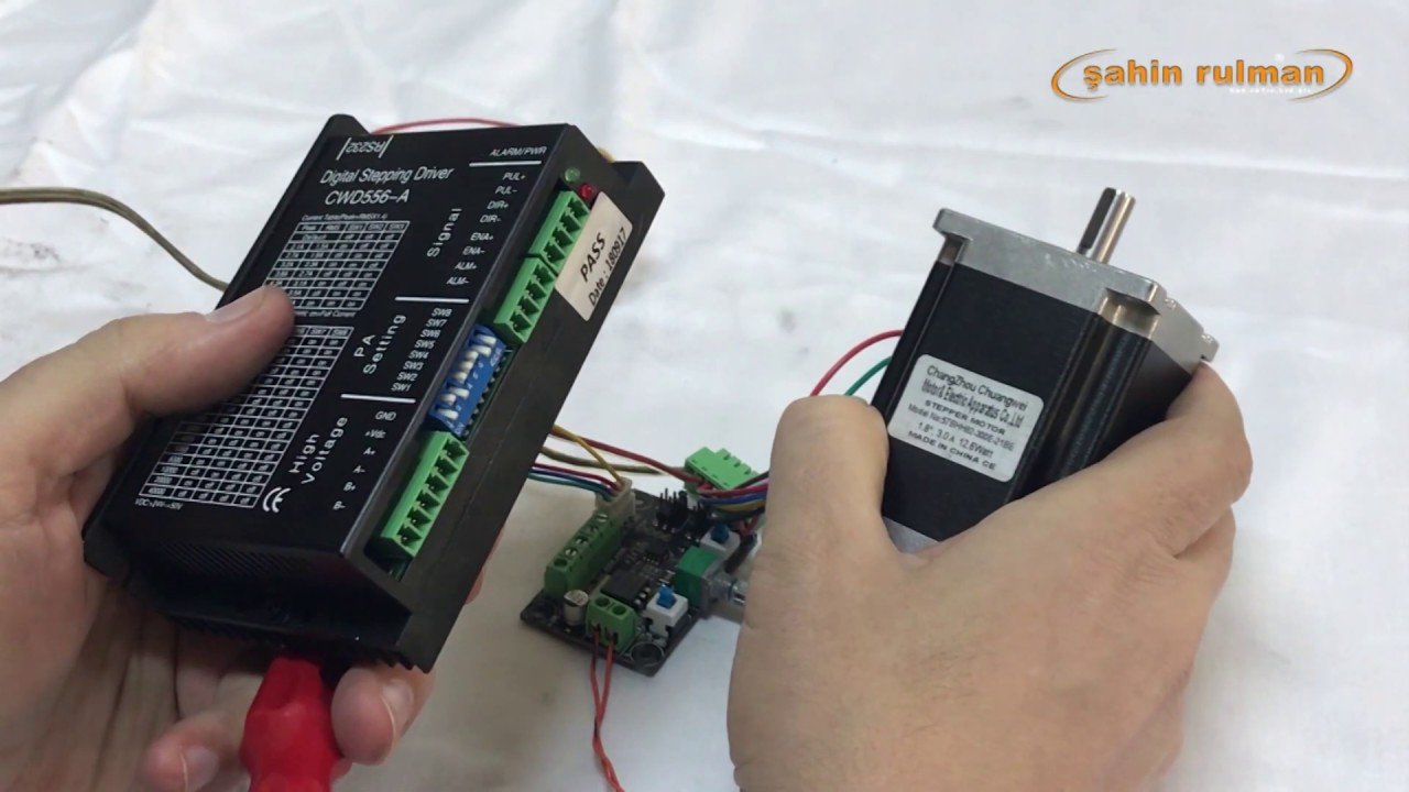 STEP MOTOR NEMA:23 57BHH82-300E-21BE KURULUM
