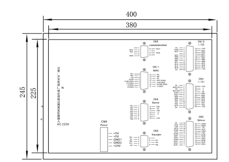 Falcon 1000 TDc CNC kontrol ünitesi kablolama kuralları